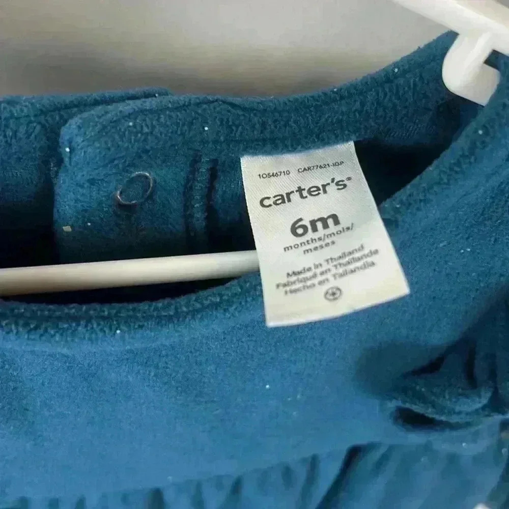 Baby Girl Fleece Body Suit | 6 Month Baby girl Outfit - Picture 2 of 8